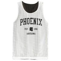 Phoenix Vintage Established Sports Design Phoenix Arizona Az Mesh Reversible Basketball Jersey Tank