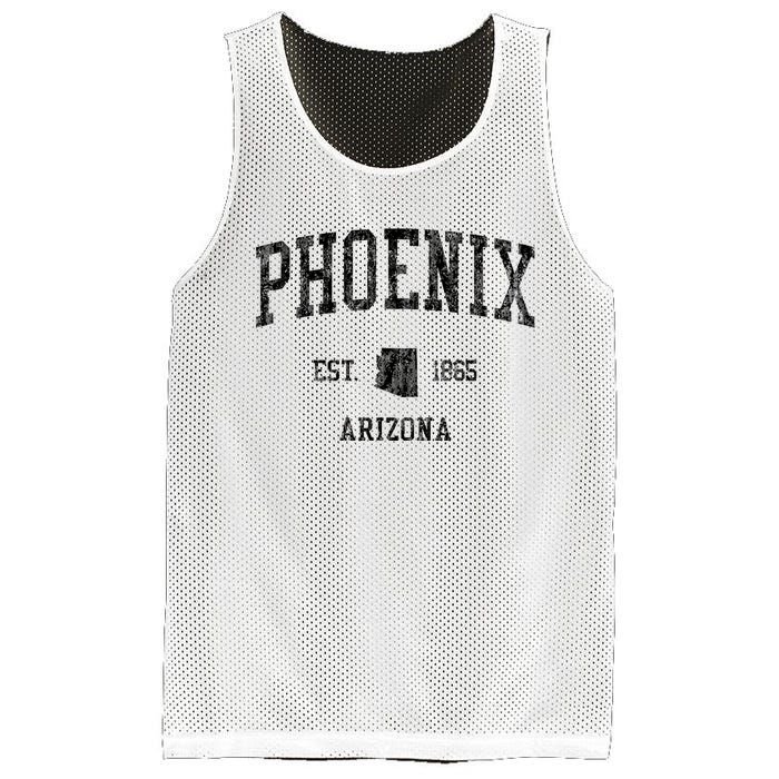 Phoenix Vintage Established Sports Design Phoenix Arizona Az Mesh Reversible Basketball Jersey Tank