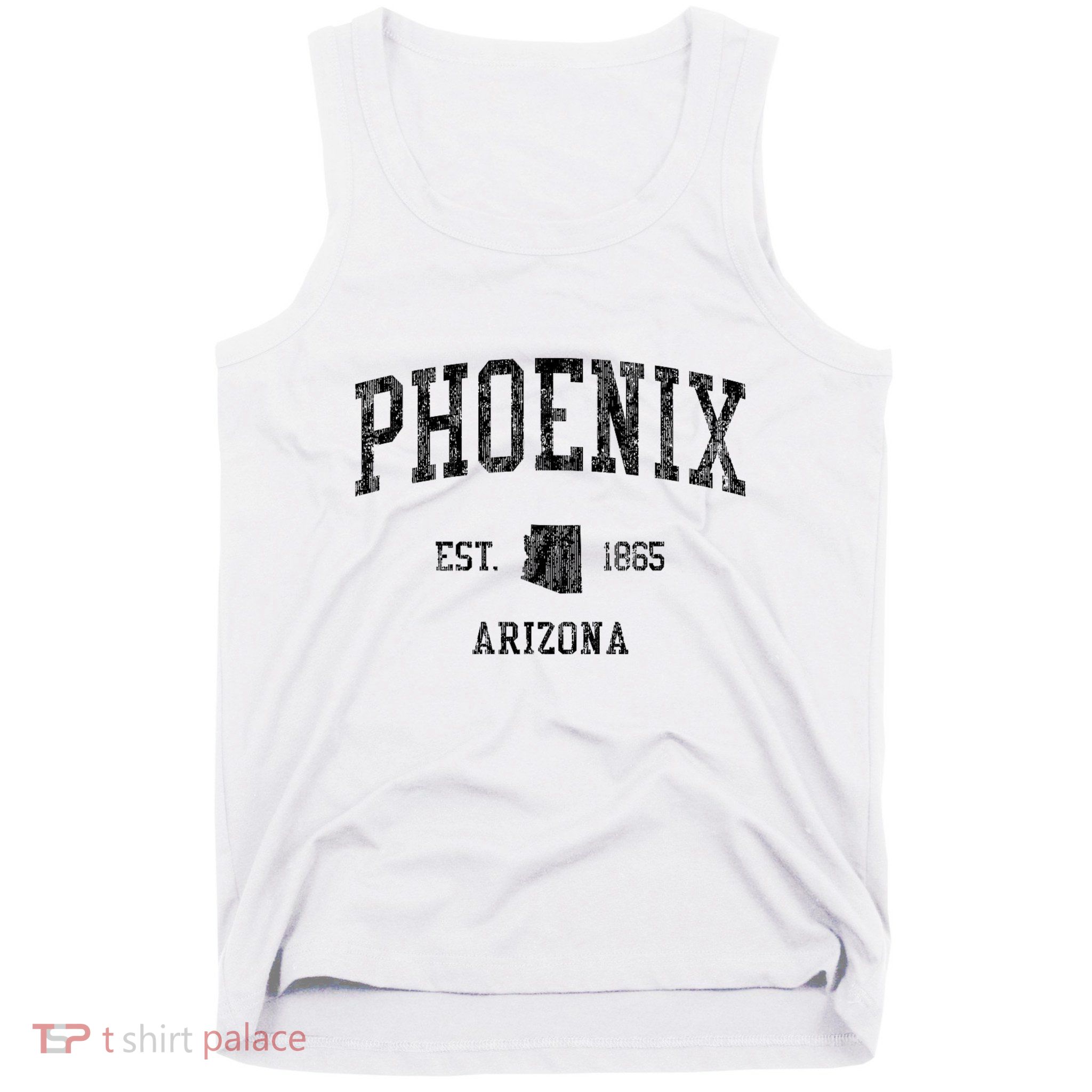 Phoenix Vintage Established Sports Design Phoenix Arizona Az Tank Top