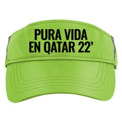 Pura Vida En Qatar 22 Costa Rica Adult Drive Performance Visor