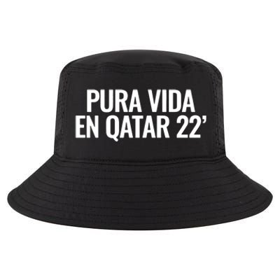 Pura Vida En Qatar 22 Costa Rica Cool Comfort Performance Bucket Hat