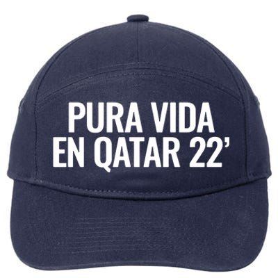 Pura Vida En Qatar 22 Costa Rica 7-Panel Snapback Hat