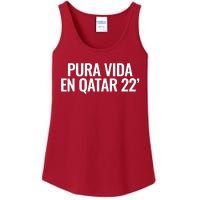 Pura Vida En Qatar 22 Costa Rica Ladies Essential Tank