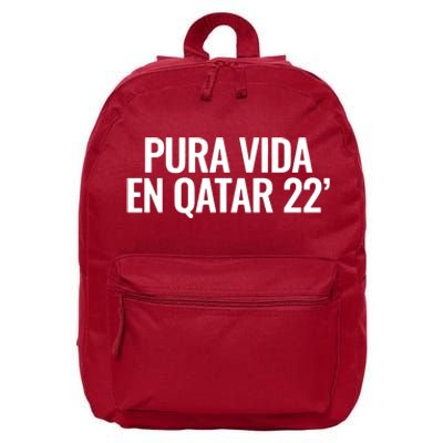 Pura Vida En Qatar 22 Costa Rica 16 in Basic Backpack