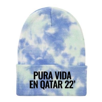 Pura Vida En Qatar 22 Costa Rica Tie Dye 12in Knit Beanie