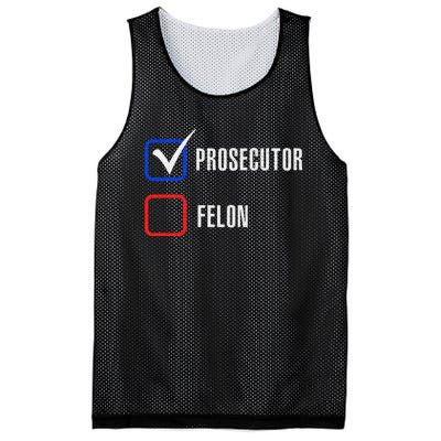 Prosecutor Vs Felon 2024 Voting Election 2024 Usa Mesh Reversible Basketball Jersey Tank