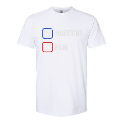 Prosecutor Vs Felon 2024 Voting Election 2024 Usa Softstyle® CVC T-Shirt