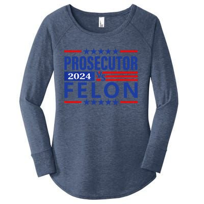 Prosecutor Vs Felon Prosecutor Vs Felon 2024 Women's Perfect Tri Tunic Long Sleeve Shirt