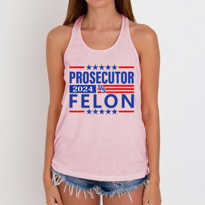 Prosecutor Vs Felon Prosecutor Vs Felon 2024 Women's Knotted Racerback Tank