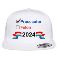 Prosecutor Vs Felon 2024 Flat Bill Trucker Hat