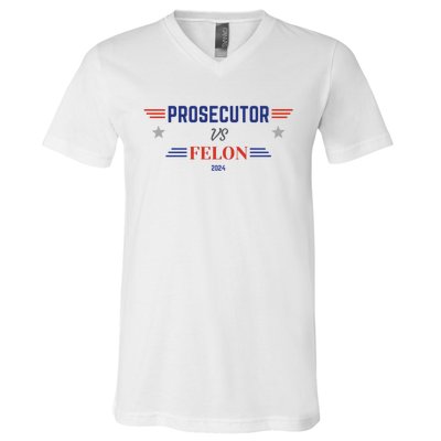 Prosecutor Vs Felon 2024 V-Neck T-Shirt