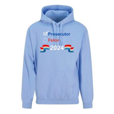 Prosecutor Vs Felon 2024 Unisex Surf Hoodie