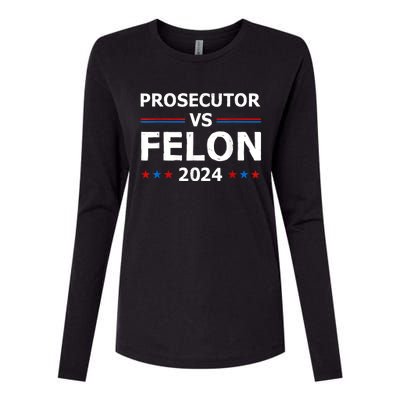 Prosecutor Vs Felon 2024 Womens Cotton Relaxed Long Sleeve T-Shirt