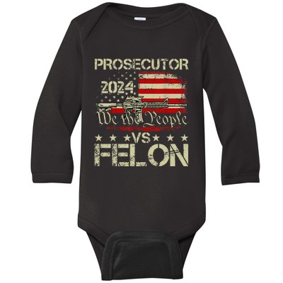 Prosecutor Vs Felon Prosecutor Vs Felon 2024 Baby Long Sleeve Bodysuit