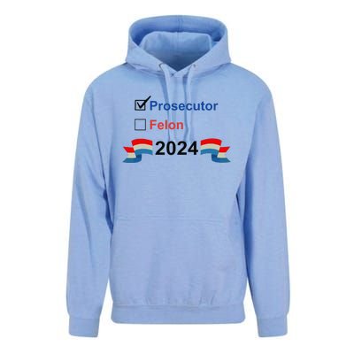 Prosecutor Vs Felon 2024 Unisex Surf Hoodie