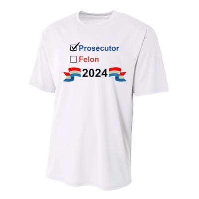 Prosecutor Vs Felon 2024 Performance Sprint T-Shirt