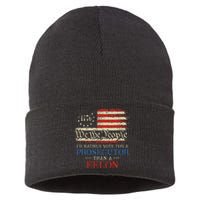 Prosecutor Vs Felon 2024 Rather Vote Prosecutor Than Felon Sustainable Knit Beanie