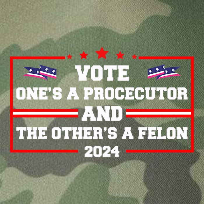 Prosecutor Versus Felon Voter Funny Political Legacy Tie Dye Trucker Hat