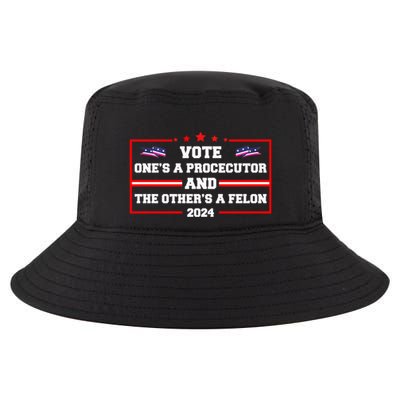 Prosecutor Versus Felon Voter Funny Political Cool Comfort Performance Bucket Hat
