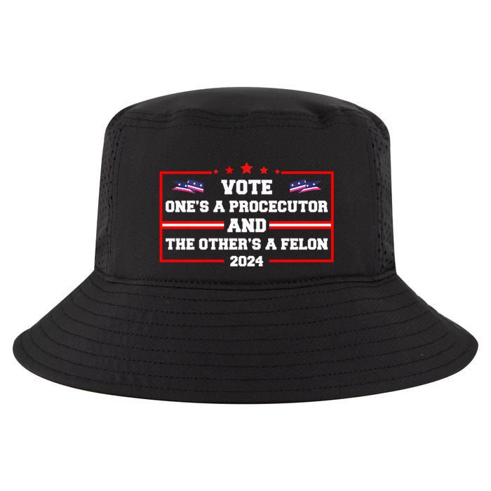Prosecutor Versus Felon Voter Funny Political Cool Comfort Performance Bucket Hat