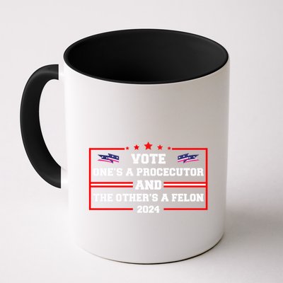 Prosecutor Versus Felon Voter Funny Political Mug