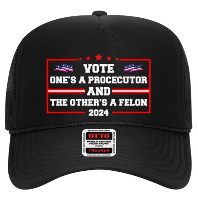 Prosecutor Versus Felon Voter Funny Political Trucker Hat