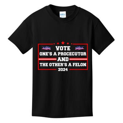 Prosecutor Versus Felon Voter Funny Political Kids T-Shirt