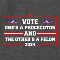 Prosecutor Versus Felon Voter Funny Political Vector Backpack