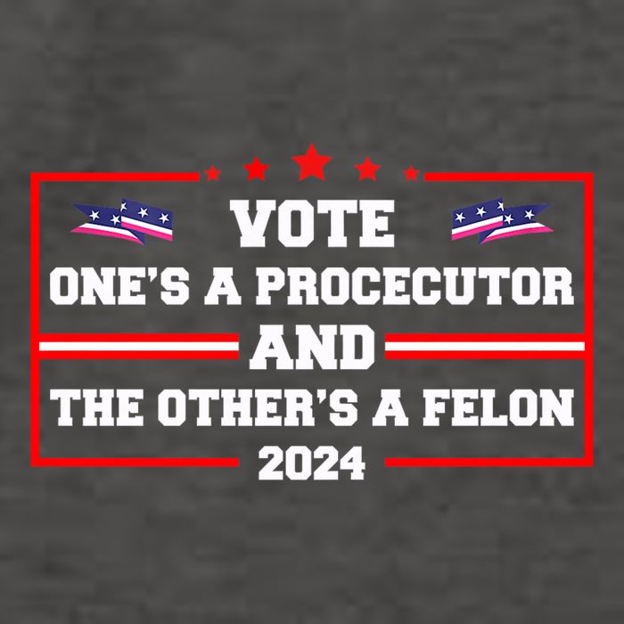 Prosecutor Versus Felon Voter Funny Political Vector Backpack