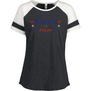 Prosecutor Vs Felon 2024 Enza Ladies Jersey Colorblock Tee