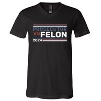 Prosecutor Vs Felon 2024 V-Neck T-Shirt