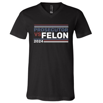 Prosecutor Vs Felon 2024 V-Neck T-Shirt