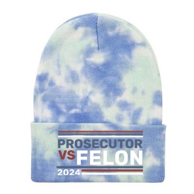 Prosecutor Vs Felon 2024 Tie Dye 12in Knit Beanie