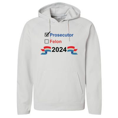 Prosecutor Vs Felon 2024 Performance Fleece Hoodie