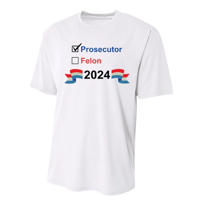 Prosecutor Vs Felon 2024 Performance Sprint T-Shirt