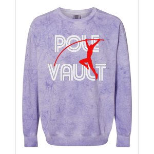 Pole Vault Fun Pole Vaulting Apparel For Vaulters Colorblast Crewneck Sweatshirt