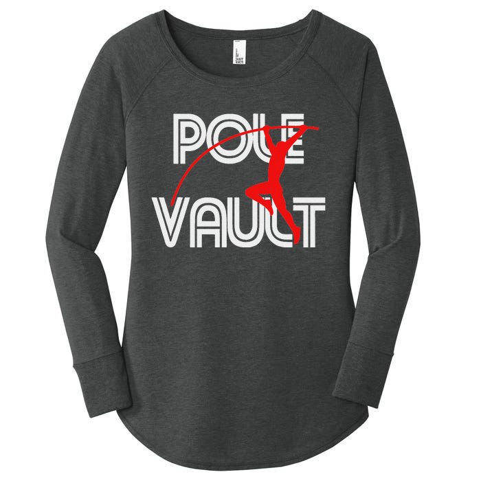 Pole Vault Fun Pole Vaulting Apparel For Vaulters Women's Perfect Tri Tunic Long Sleeve Shirt