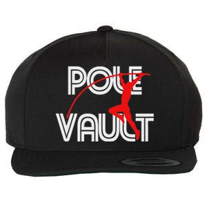 Pole Vault Fun Pole Vaulting Apparel For Vaulters Wool Snapback Cap