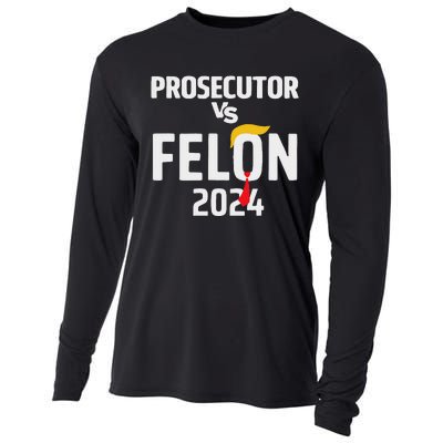 Prosecutor Vs Felon 2024 Funny Voting Election 2024 Cooling Performance Long Sleeve Crew