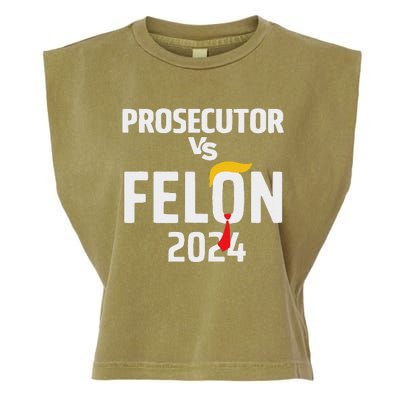 Prosecutor Vs Felon 2024 Funny Voting Election 2024 Garment-Dyed Women's Muscle Tee