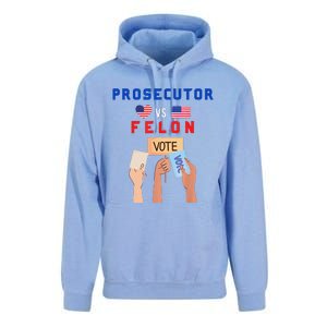 Prosecutor Vs Felon Vote Unisex Surf Hoodie