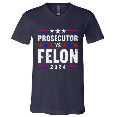 Prosecutor Vs Felon 2024 V-Neck T-Shirt