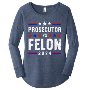 Prosecutor Vs Felon 2024 Women's Perfect Tri Tunic Long Sleeve Shirt