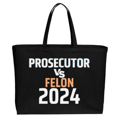 Prosecutor Vs Felon 2024 Cotton Canvas Jumbo Tote