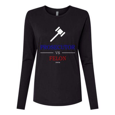 Prosecutor Vs Felon 2024 Womens Cotton Relaxed Long Sleeve T-Shirt