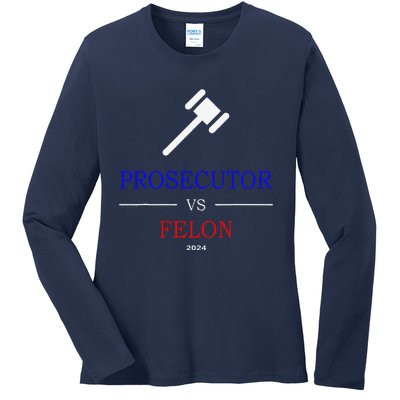 Prosecutor Vs Felon 2024 Ladies Long Sleeve Shirt