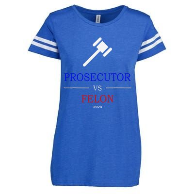 Prosecutor Vs Felon 2024 Enza Ladies Jersey Football T-Shirt