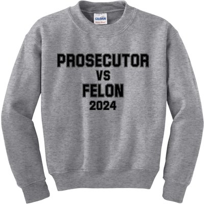 Prosecutor Vs Felon 2024 Politcal Kids Sweatshirt