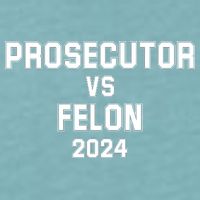 Prosecutor Vs Felon 2024 Politcal Sueded Cloud Jersey T-Shirt