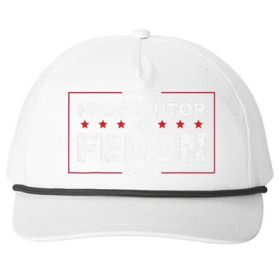 Prosecutor Vs Felon 2024 Gift Snapback Five-Panel Rope Hat